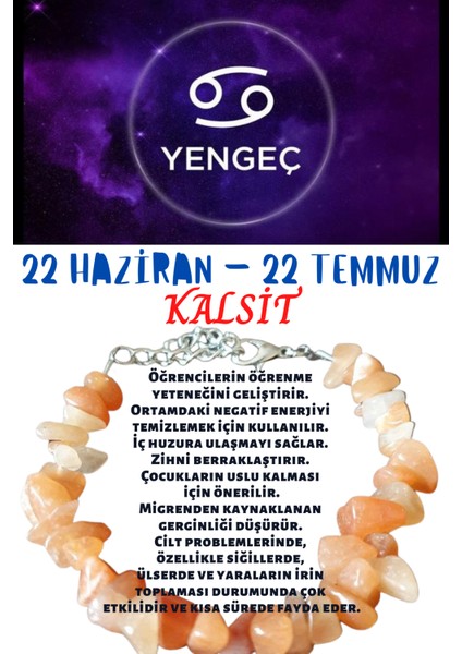Yengeç Burcu Burç Bilekliği
