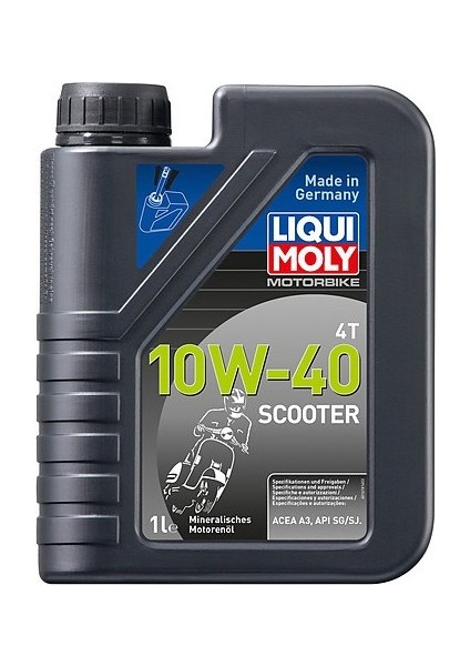 Liqui Moly 10W-40 1618 Scooter Motor Yağı 1Litre  (Üretim Tarihi :2022)