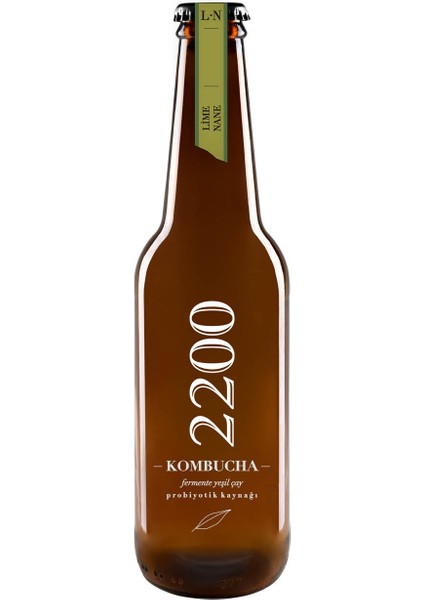 Kombucha 2200 Lime Nane 330 ml  6'lı