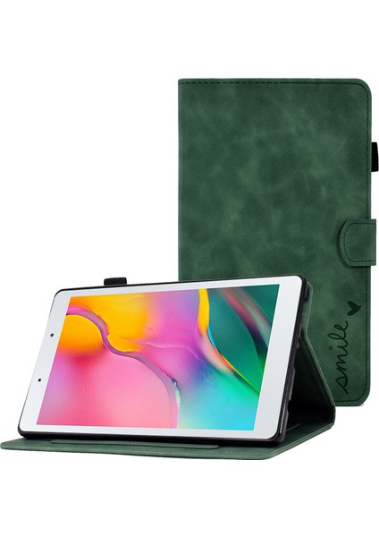Samsung Galaxy 8.0 Inch Tablet Koruyucu Kılıf - Yeşil (Yurt Dışından)