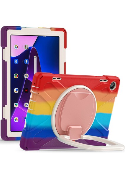 Lenovo 10.1 Inch Tablet Koruyucu Kılıf - Çok Renkli/kırmızı (Yurt Dışından)