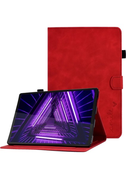 Xfashion Lenovo 10.3 Inch Tablet Koruyucu Kılıf - Kırmızı (Yurt Dışından)