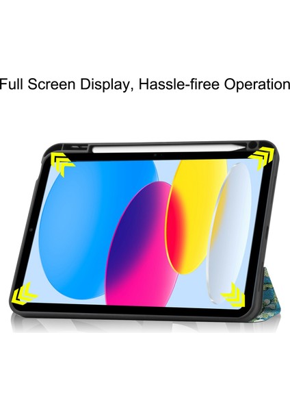 Apple 10.9 Inch Tablet Koruyucu Kılıf - Çok Renkli (Yurt Dışından) fırsatları