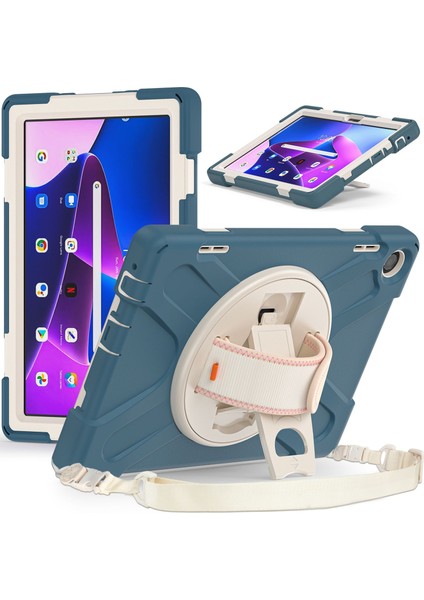 Lenovo 10.1 Inch Tablet Koruyucu Kılıf - Mavi/beyaz (Yurt Dışından) fiyatları
