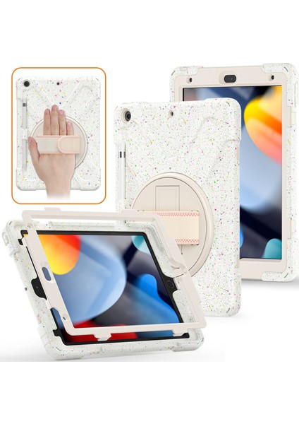 Apple 10.2 Inch Tablet Koruyucu Kılıf - Beyaz (Yurt Dışından)
