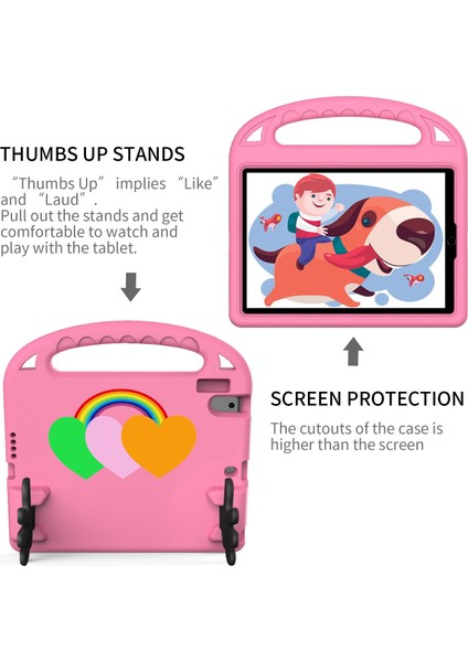 Xfashion Lenovo 10.1 Inch Tablet Koruyucu Kılıf - Pembe (Yurt Dışından)