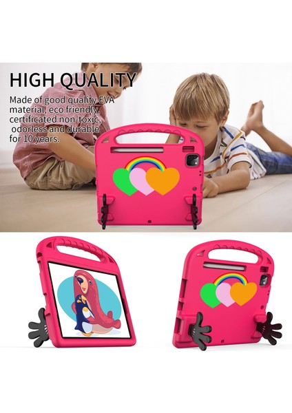 Apple 10.9 Inch Tablet Koruyucu Kılıf - Koyu Pembe (Yurt Dışından) fırsatları