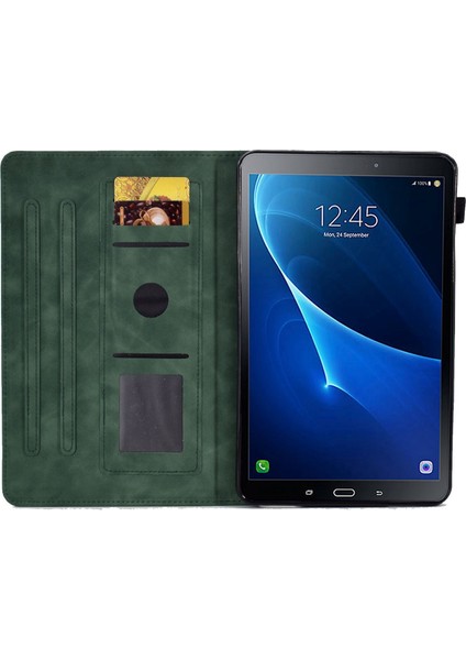 Samsung Galaxy 10.1 Inch Tablet Koruyucu Kılıf - Yeşil (Yurt Dışından) fiyatları