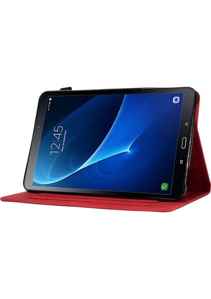 Samsung Galaxy 10.1 Inch Tablet Koruyucu Kılıf - Kırmızı (Yurt Dışından) modelleri
