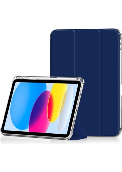 Apple 10.9 Inch Tablet Koruyucu Kılıf - Koyu Mavi (Yurt Dışından)