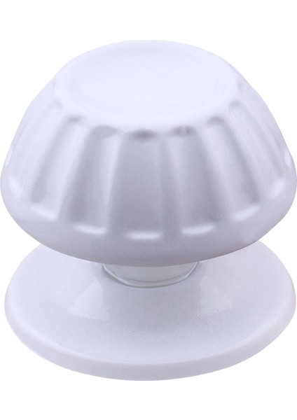 As Papatya Baba Kapı Tokmağı Kapı Topuzu Kolu Metal Tokmak Beyaz