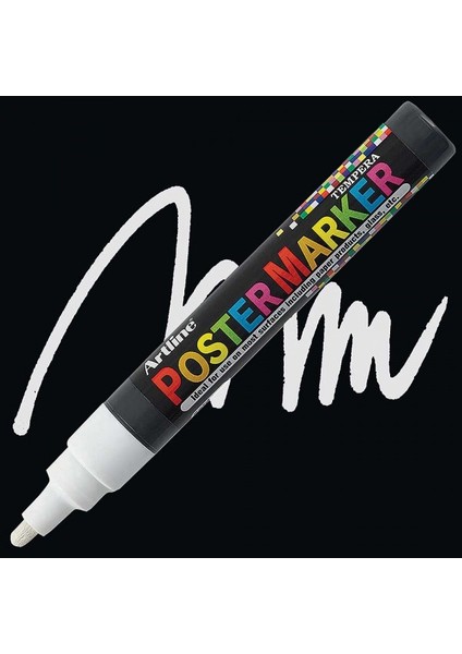 : Poster Markörü : 4,0 mm : Beyaz