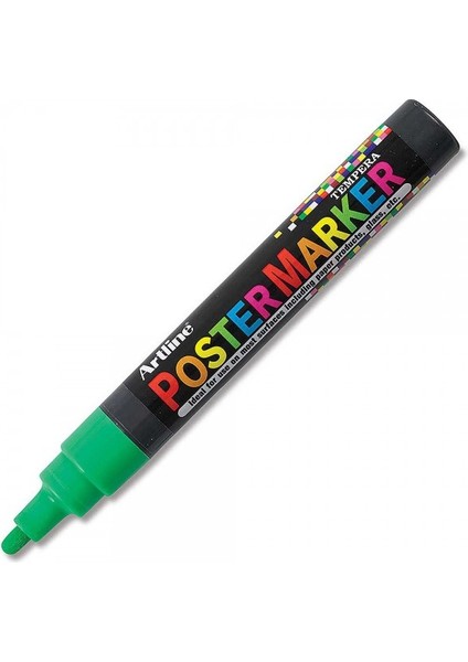 : Poster Markörü : 4,0 mm : Fosforlu Yeşil