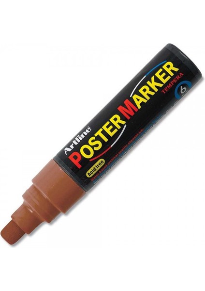 : Poster Markörü : 6,0 mm : Kahverengi