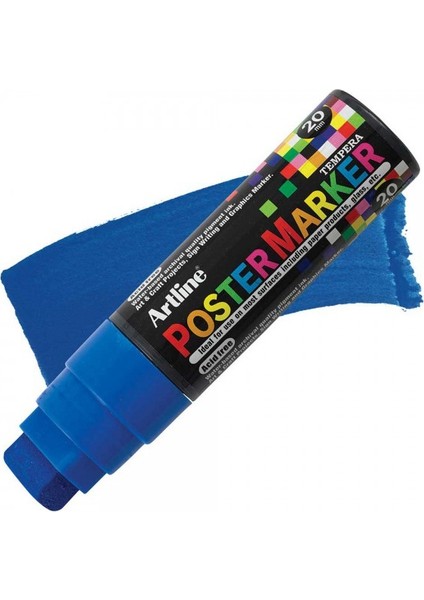 : Poster Markörü : 20,0 mm : Mavi fiyatları