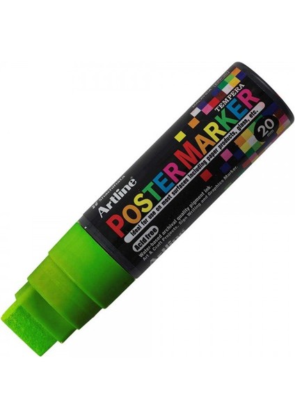 : Poster Markörü : 20,0 mm : Yeşil