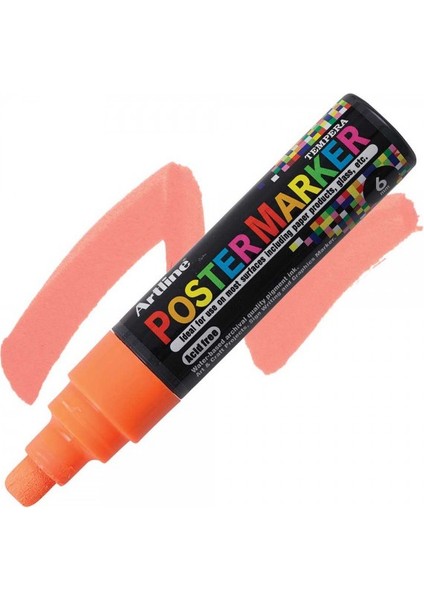 : Poster Markörü : 6,0 mm : Fosforlu Turuncu fiyatları