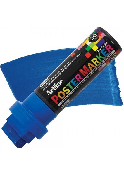 : Poster Markörü : 30,0 mm : Mavi fiyatları