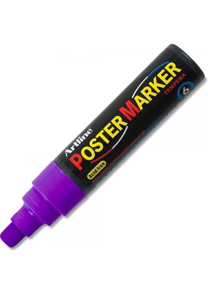 : Poster Markörü : 6,0 mm : Mor