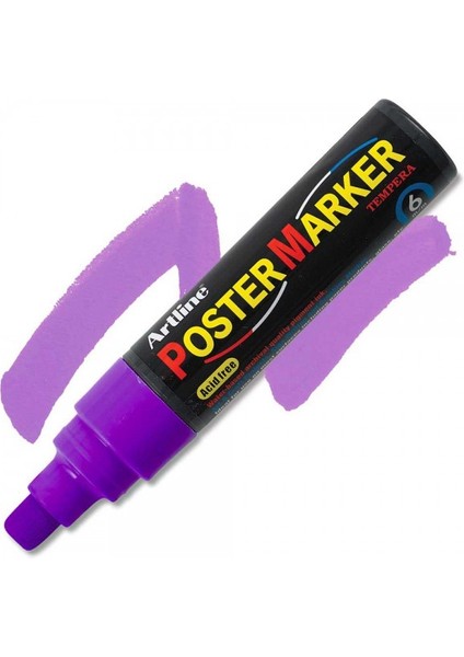 : Poster Markörü : 6,0 mm : Mor fiyatları