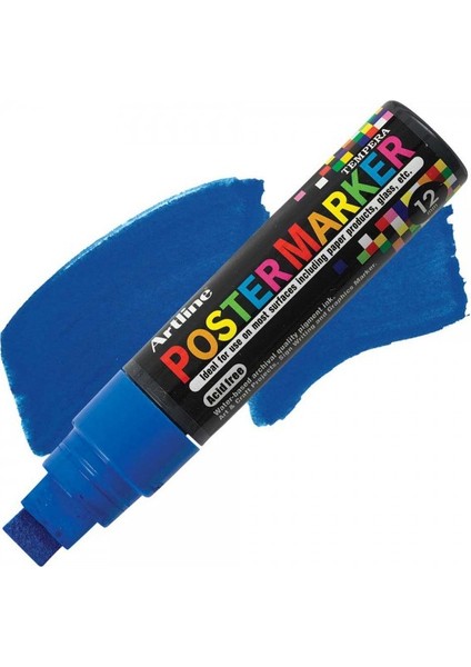 : Poster Markörü : 12,0 mm : Mavi fiyatları