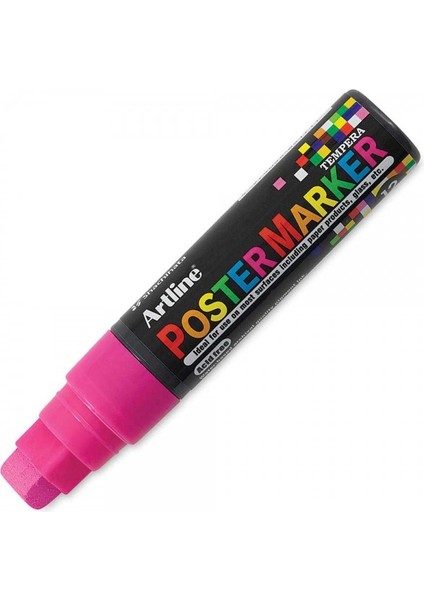 : Poster Markörü : 12,0 mm : Fosforlu Pembe