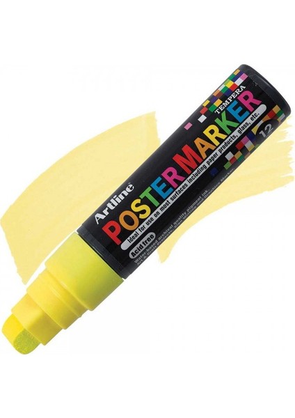 : Poster Markörü : 12,0 mm : Sarı fiyatları