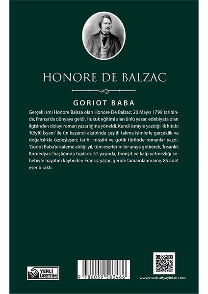 Goriot Baba - Honore De Balzac