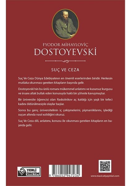 Suç ve Ceza - Fyodor Mihayloviç Dostoyevski