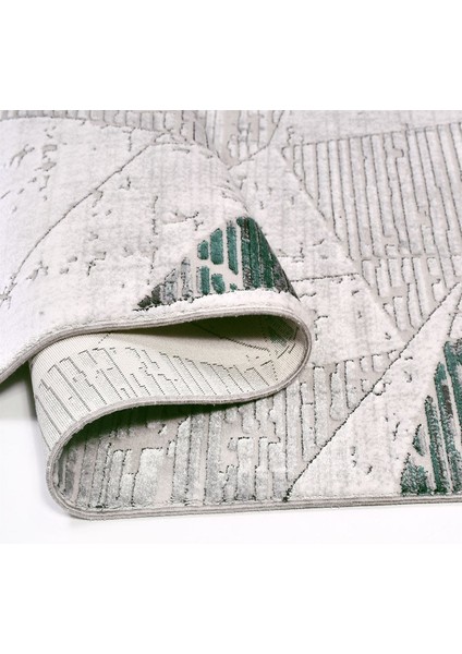 Çam Halı Crea Plus Stone Roxanne 17136 Gri Yeşil Modern Desenli Makine Halısı indirimleri