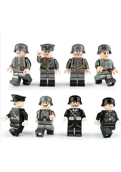 8'li Polis Serisi Karakter Minifigür Seti (Yurt Dışından)