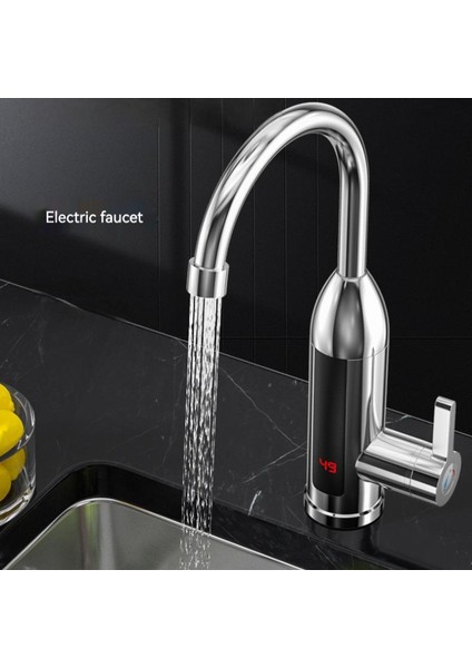 3000W Elektrikli Isıtma 3 Saniye Sıcak LED Dijital Ekran Ev Mutfak Paslanmaz Çelik Musluk (Yurt Dışından) modelleri