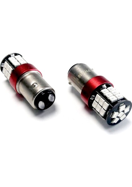 P21/5W Çift Duy Kırmızı LED Stop Oto Ampulü PH7216R