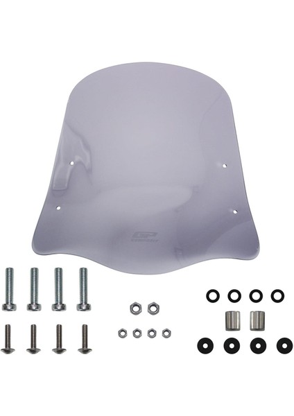 SYM Xpro 125 2018-2024 Uyumlu Ön Cam Füme 42 cm fiyatları