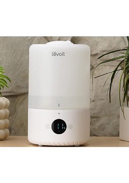 Levoıt Bebekler Için Üstten Doldurma 3l Nemlendirici, Ultrasonik Soğuk Buğu Nemlendirici ve Difüzör, <28DB Sessiz Otomatik Mod, Alexa ve App Ile, Zamanlayıcı, Bpa Free Dual 200S modelleri