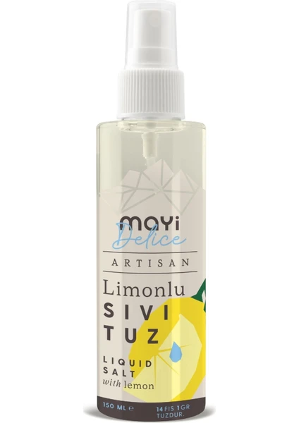 Mayi Artisan Limonlu Sıvı Tuz 150 ml