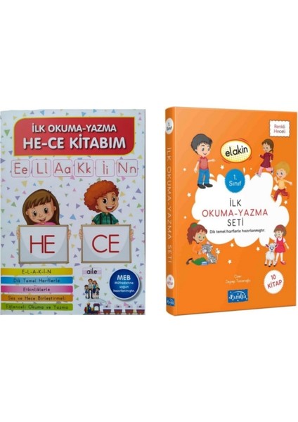 Parıltı Elakin Seti 10 Kitap ve Ilk Okuma Yazma Kitabı