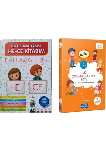 Parıltı Elakin Seti 10 Kitap ve Ilk Okuma Yazma Kitabı