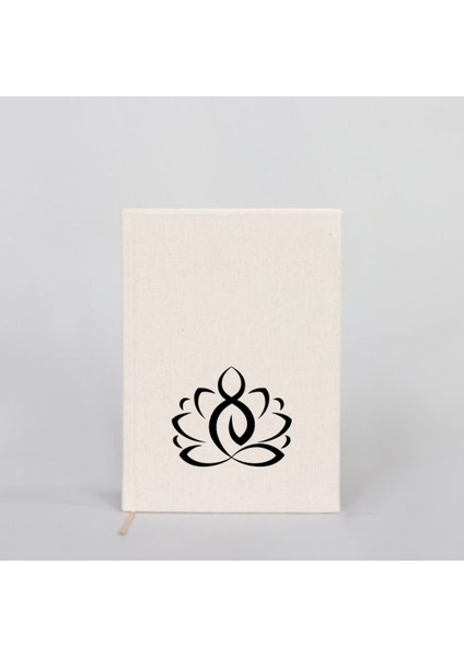 Aryadesigntr Lotus Uyanış Mistik Temalı Kanvas Defter