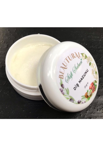 Doğal Diş Macunu Florürsüz Yenilebilir Içerikli 20GR