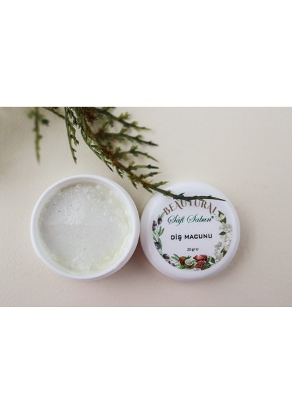 Doğal Diş Macunu Florürsüz Yenilebilir Içerikli 20GR