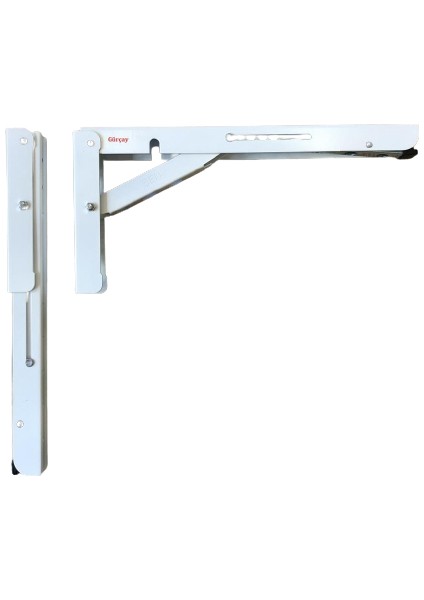 Katlanır Tekne Karavan Masa Ayağı 30CM 1 Takım Beyaz