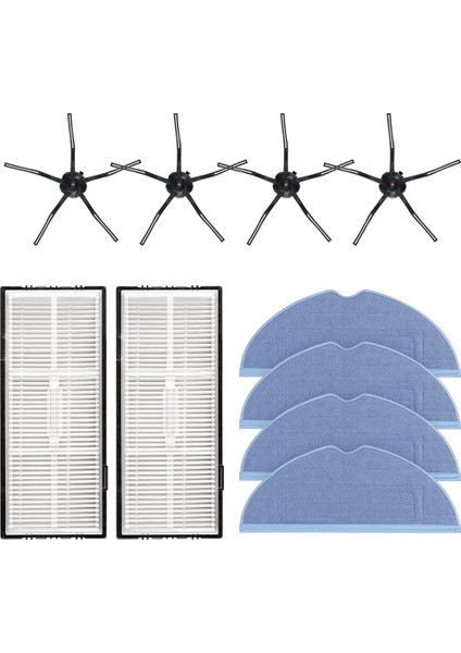 Roborock S7 S7+ Roborock S7 Maxv, S7 Maxv Plus, Yeniden Kullanılabilir Sert Zemin Için Elektrikli Süpürge Aksesuarları Kitinin Değiştirilmesi
