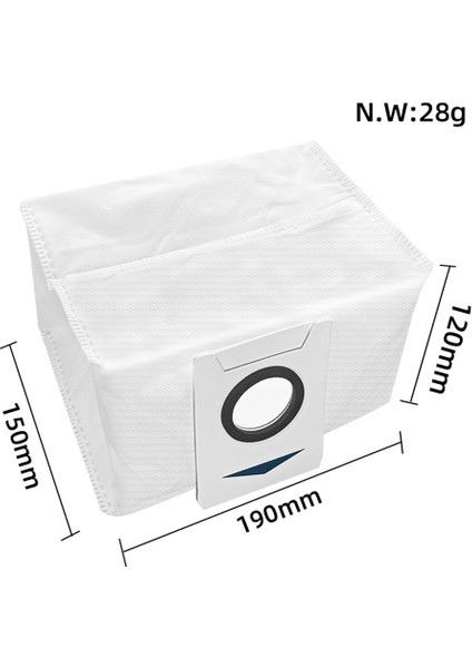 Ecovacs Deebot X1 Için 8 Adet Vakum Torbaları Ecovacs Deebot X1 Turbo Için Omni Toz Torbaları (Yurt Dışından)
