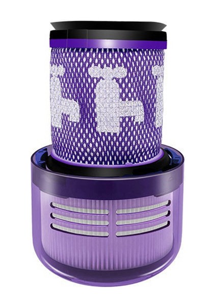 Dyson V12 Slim Için 2 Adet Hepa Filtre - Mor (Yurt Dışından)