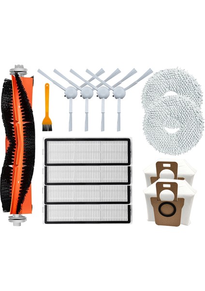 Xiaomi Mijia Için B101CN Süpürgesi Aksesuarları Ana Fırça Hepa Filtresi Yan Fırça Paspas Bezi Toz Torbası Parçaları Değiştirme(Yurt Dışından)