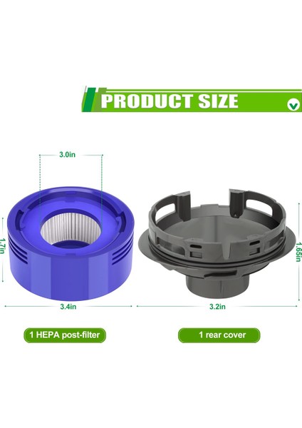 Yedek Parçalar Hepa Filtre Motoru Arka Kapak Dyson V7 V8 Elektrikli Süpürge Aksesuarları Için Uyumlu (Yurt Dışından)