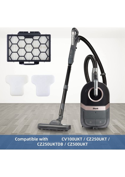 Yedek Parçalar Hepa Filtresi Shark CZ500UKT CZ2001 CZ500EUT Silindir Elektrikli Süpürge Aksesuarları ile Uyumlu (Yurt Dışından)