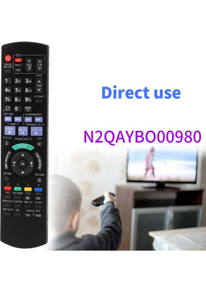Panasonic Blu-Ray DVD Oynatıcı Uzaktan Kumanda Için Uzaktan Kumanda Akıllı Uzaktan N2QAYB000980