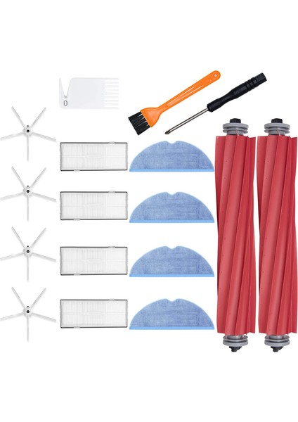 Yedek Parçalar Ana Fırça Yan Fırçalar Hepa Filtre Roborock S7 T7S Için Uyumlu Robot Elektrikli Süpürge Aksesuarları